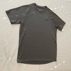 Small, Dark Grey Under Armour shirt